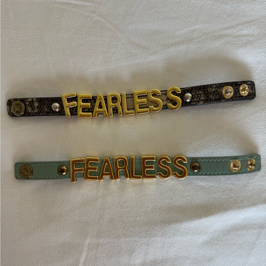 Bcbg Gold Fearless Bracelet Set Of Two 17$